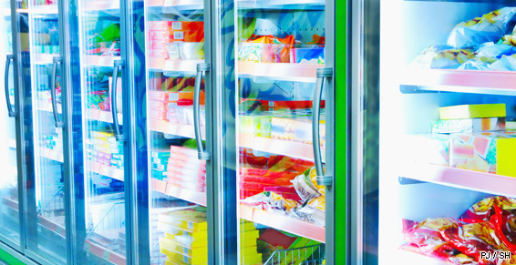 Vitrine de supermarché - installation frigorifique Maubeuge